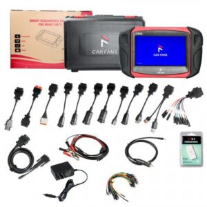CAR FANS C800 Diesel & Gasoline Vehicle Diagnostic Tool for Commercial Vehicle, Passenger Car, Machinery with Special Function