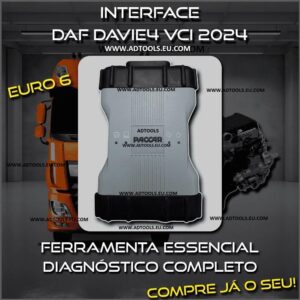 DAVIE 4 DAF PACCAR DIAGNOSTIC SYSTEM TOOLS For EURO 6