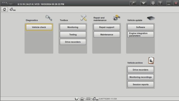 DAF PACCAR VCI Davie4 Diagnostic System Tools for European & North America Engines MX11 & MX-13 OEM Device & Software- 1 Year Free License Update v2025 - Image 13