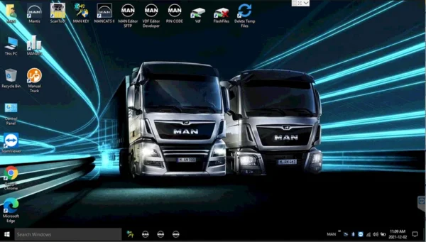 MAN T427 III (MAN CATS 3 v.10.2024) New professional VCI interface for Man trucks, ORIGINAL device - Image 5