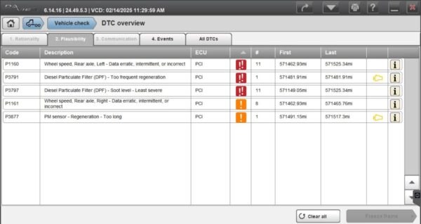 DAF PACCAR VCI Davie4 Diagnostic System Tools for European & North America Engines MX11 & MX-13 OEM Device & Software- 1 Year Free License Update v2025 - Image 9