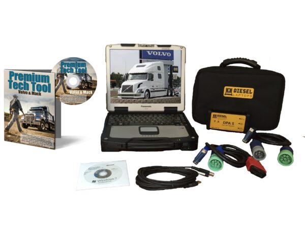 [EU Ship No TAX] Mack & Volvo Premium Tech Tool Diesel Diagnostic Laptop Kit