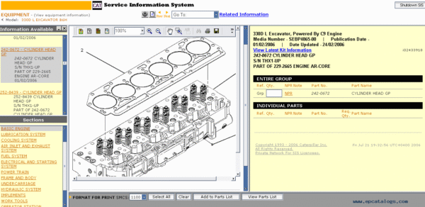 CATERPILLAR SIS OFFLINE | CAT SIS 2022/01 DOWNLOAD OR PURCHASE ON USB HDD - Image 5