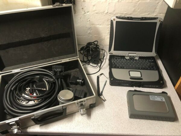 Mercedes Star Diagnose C4 Diagnosegerat 05/2017 mit Panasonic CF-18 Laptop