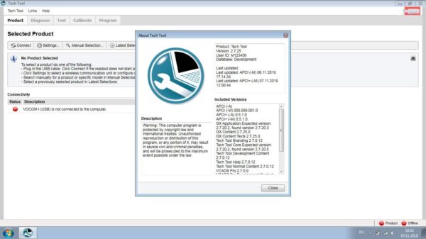 VOLVO PREMIUM TECH TOOL – 2.8.70