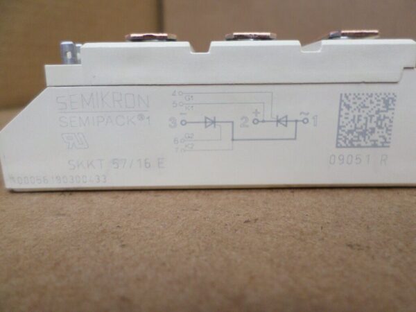 Semikron SKKT 57/16 E Thyristor Diode Module - Image 4