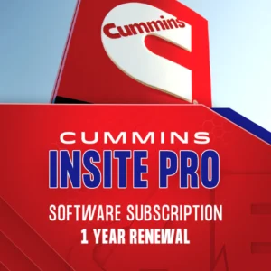 Cummins Insite Pro Software- 1 Year