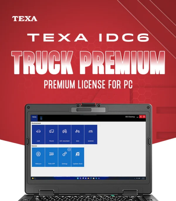 TEXA IDC6 TRUCK PLUS for PC 1YR Software License