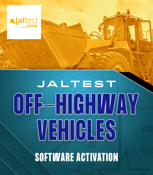 Jaltest Off-Highway Vehicles Software Activation